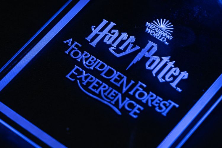Zoomed glow in the dark lanyard.