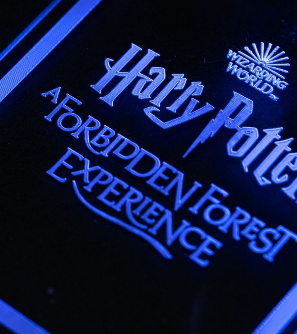 Zoomed glow in the dark lanyard.