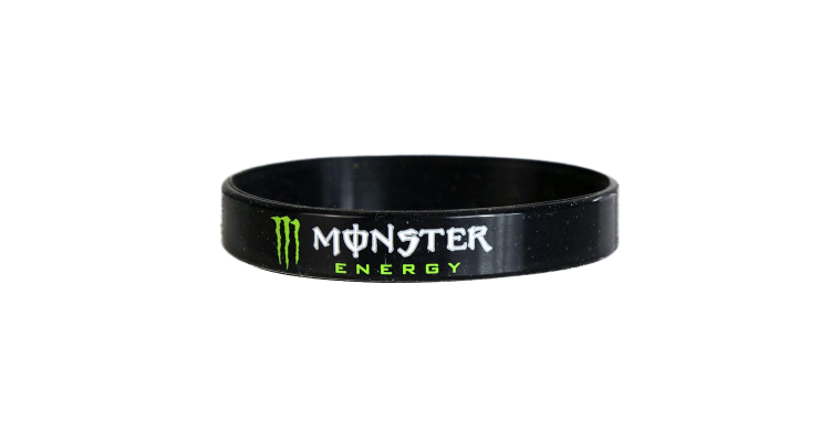 Monster Energy black wristband.