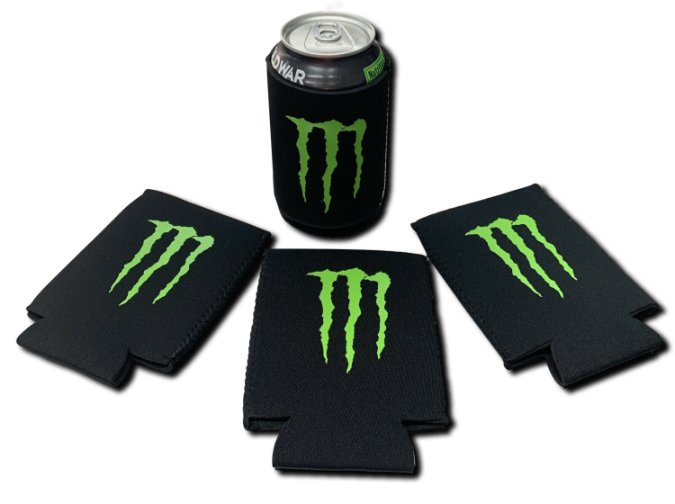 Monster can cooler.