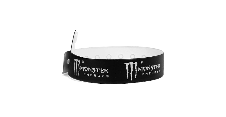 Monster Energy entry band.