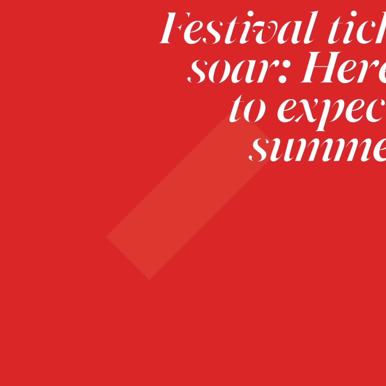 Festival-Tickets.