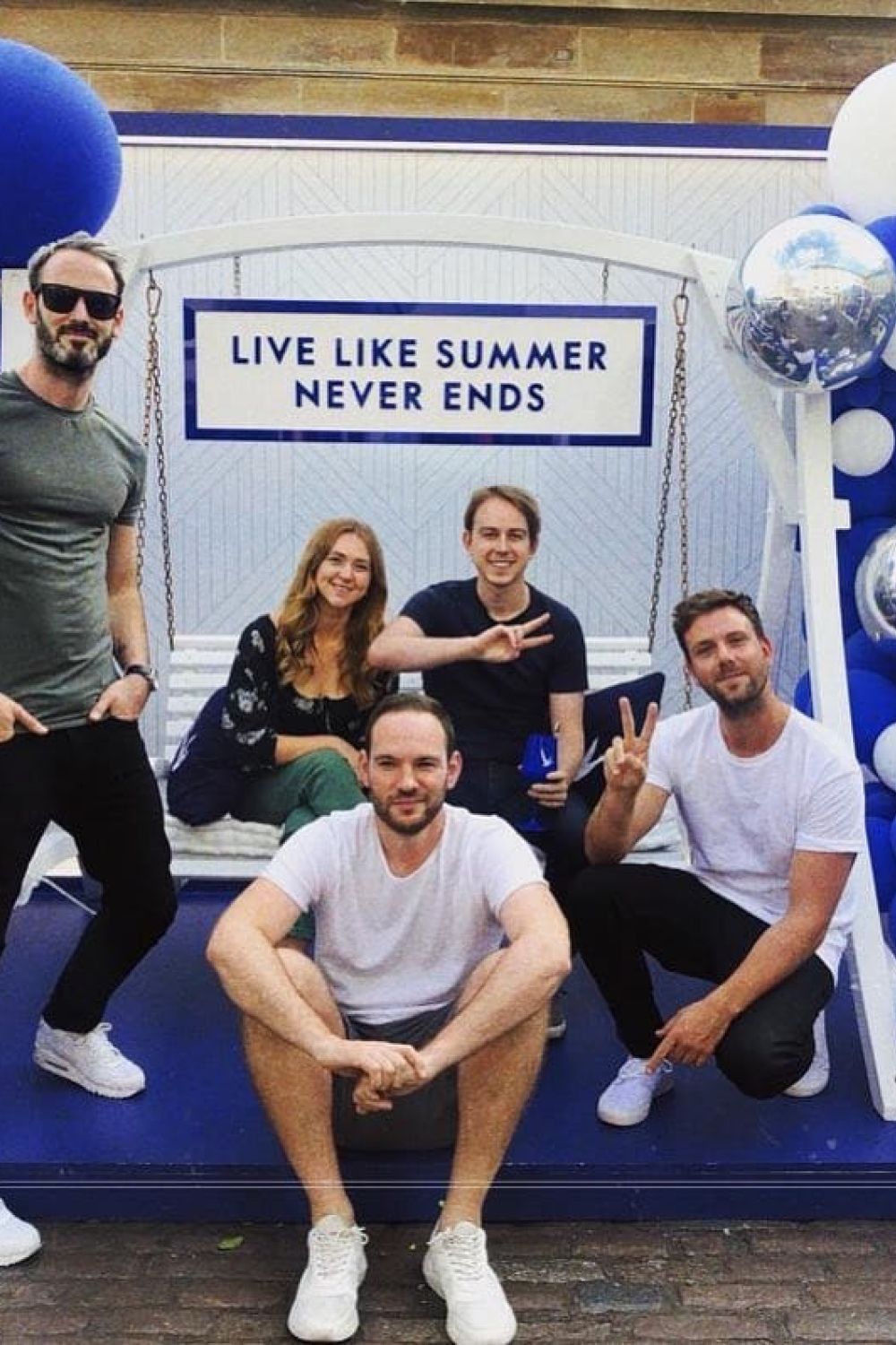Paradise team at the Live Victoriously stand for Grey Goose.