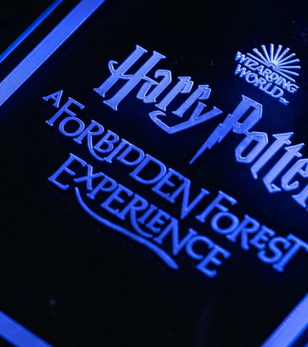 Zoomed glow in the dark lanyard.