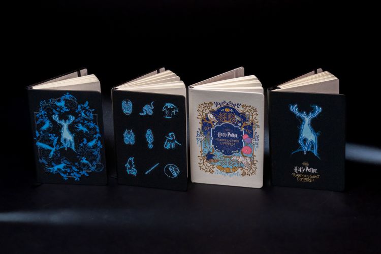 Various notepads.